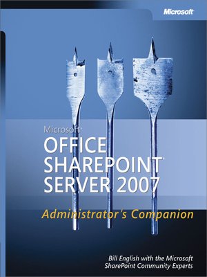 cover image of Microsoft&#174; Office SharePoint&#174; Server 2007 Administrator's Companion